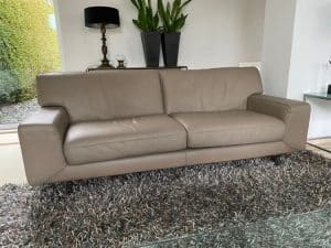 leren bank reparatie na